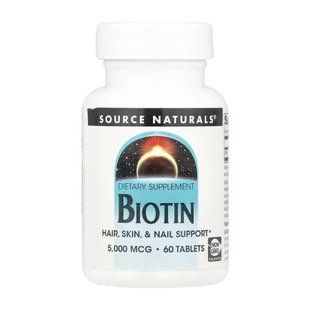 Biotin 5000mcg - 60 tabs 2023-10-4622 фото
