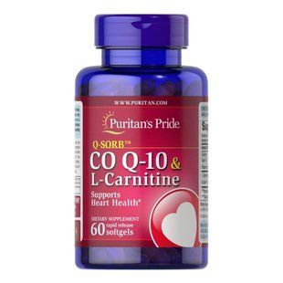 Q-SORB&trade; Co Q-10 30 mg plus L-Carnitine 250 mg - 60 Softgels 100-78-4271628-20 фото