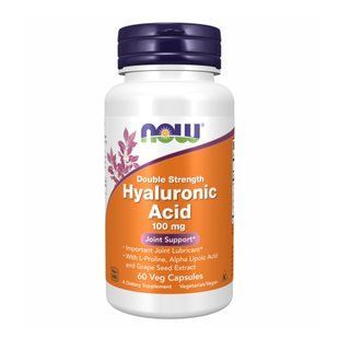 Hyaluronic Acid 100mg 2X Plus - 60 vcaps 100-34-5504617-20 фото