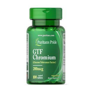 GTF Chromium 200 mcg - 100 tabs 2023-10-2472 фото