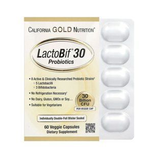 LactoBif 30 Probiotics - 60 veg caps 2023-10-2654 фото