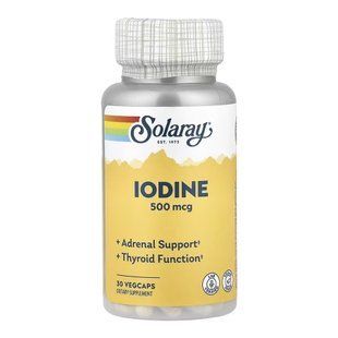 Iodine 500mcg - 30 vcaps 2023-10-6773 фото