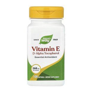 Vitamin E D-Alpha Tocopherol - 100 Softgels 2023-10-6854 фото