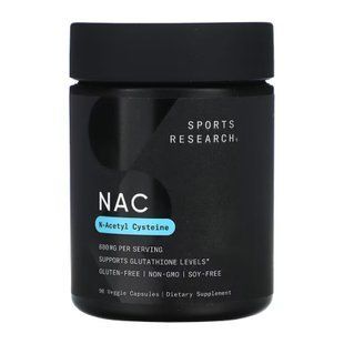 NAC - N-Acetyl-L-Cysteine 600mg - 90 vcaps 2023-10-5041 фото