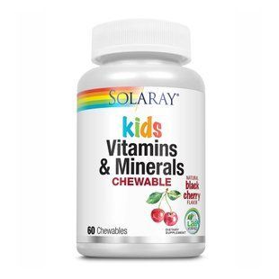 Kids Vitamins & Minerals - 60 chewables Black Cherry 2022-10-1017 фото