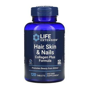 Hair, Skin & Nails Collagen Plus Formula - 120 tabs 2022-10-1975 фото