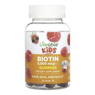 Biotin 5,000 mcg Kids - 60 gummies 2023-10-7265 фото