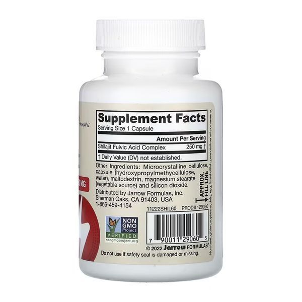 Vegan Shilajit Fulvic Acid Complex 250mg - 60 vcaps 2023-10-7739 фото