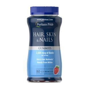 Hair Skin and Nails Gummies - 80 Gummies 100-74-6494874-20 фото